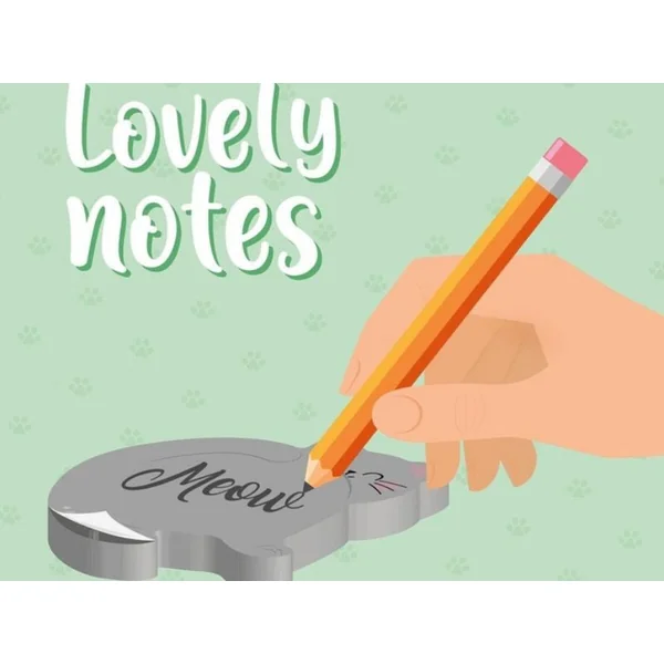 Bloc de 100 Notes adhésives Kitty - Legami
