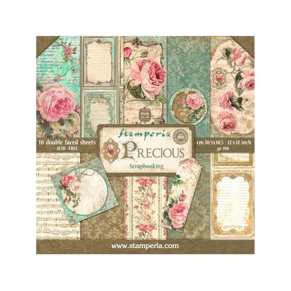 Bloc de papier scrapbooking « Precious »