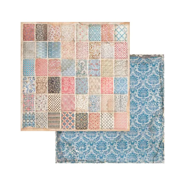 Bloc de papier scrapbooking « Vintage Library Backgrounds »