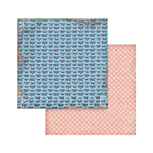 Bloc de papier scrapbooking « Vintage Library Backgrounds »
