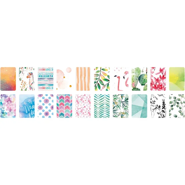 Bloc de papier à motifs « Aquarelle »
