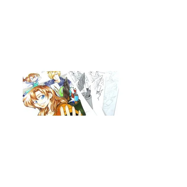 Bloc papier illustration Manga paper 3 formats