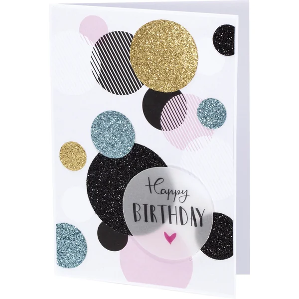 Bloc papier pailleté 17,4 x24,5 cm - 6 feuilles assorties