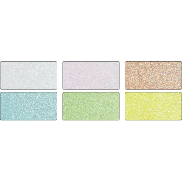 Bloc papier pastel pailleté 17x24,5 cm - 6 feuilles assorties