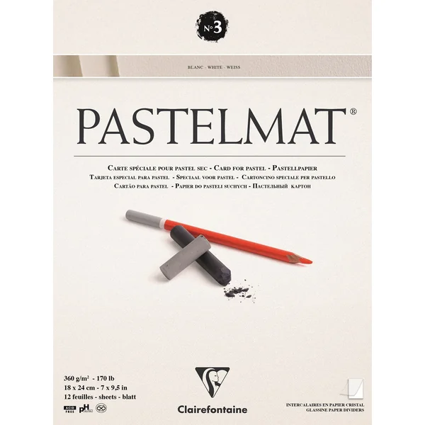 Bloc Pastelmat n°3 - 12 feuilles 360 gr