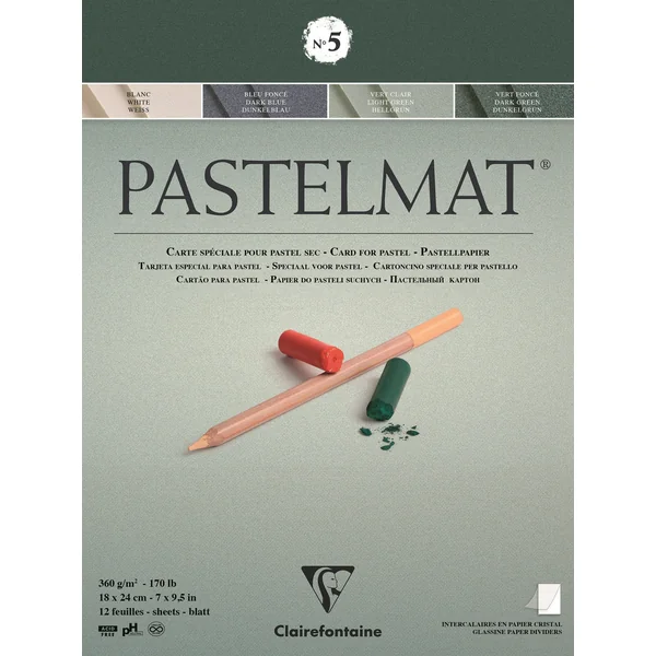 Bloc Pastelmat n°5 -12 feuilles 360 gr