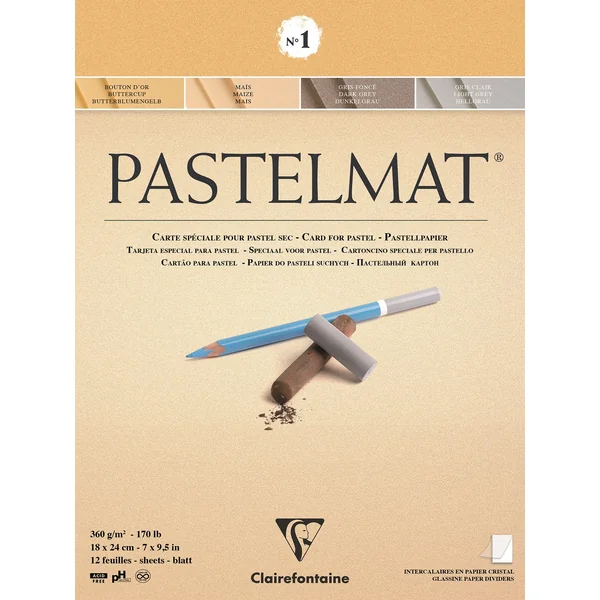 Bloc Pastelmat n° 1-12 feuilles 360g