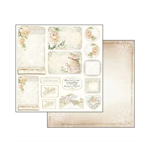 Bloc scrapbooking « Ceremony », 10 feuilles, 30,5x30,5 cm