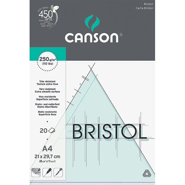 Blocs bristol blanc