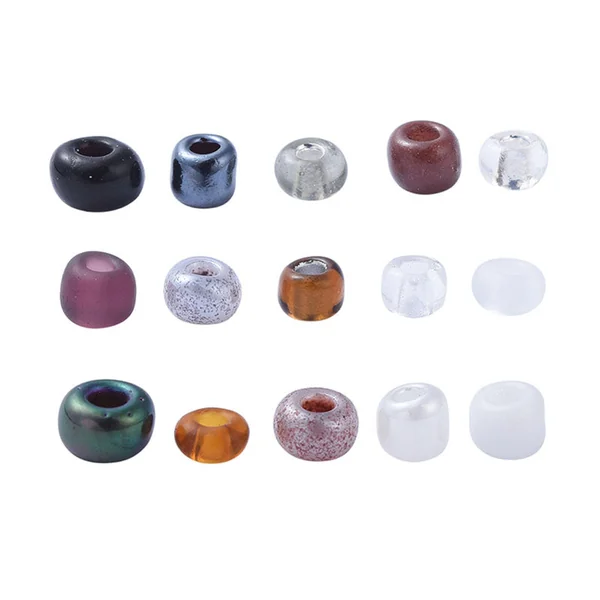 Boite de perles de rocailles - 15 Nuances Cuivre - 2,5mm