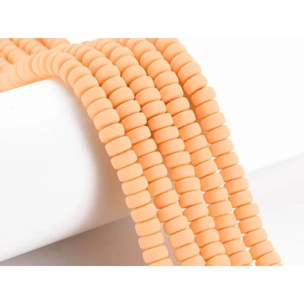 Boite de perles heishi épaisses 6 mm - Pêche