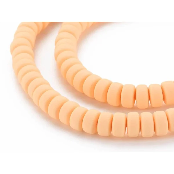 Boite de perles heishi épaisses 6 mm - Pêche