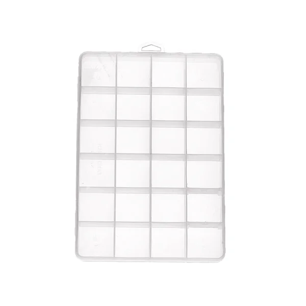 Boite de rangement pour perles - 24 compartiments - 19 x 13 cm