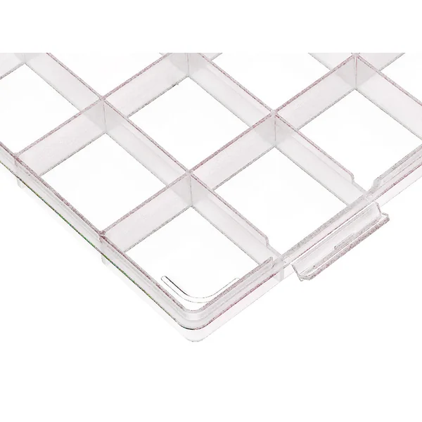Boite de rangement pour perles - 28 compartiments - 28 x 19 cm