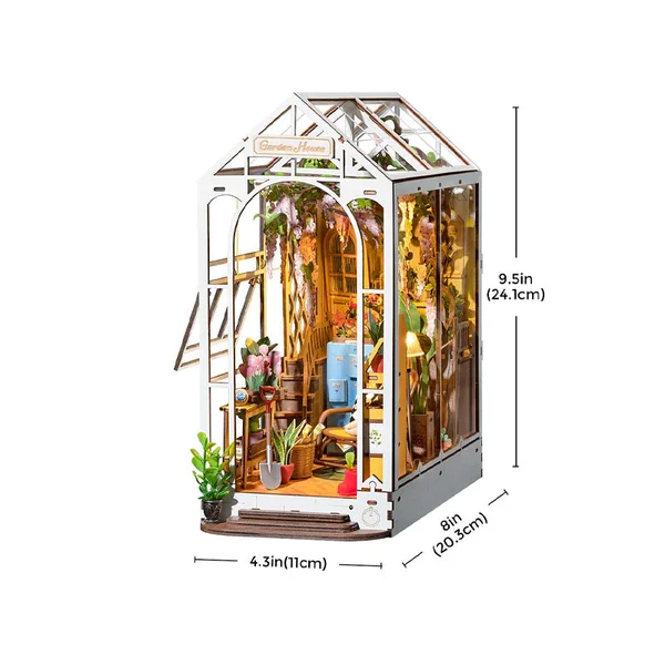 Book - Nook - Pièce miniature - Maison de jardin