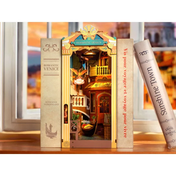 Book Nook - Pièce miniature Romantic Venice maquette - Rolife