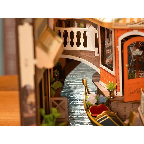 Book Nook - Pièce miniature Romantic Venice maquette - Rolife