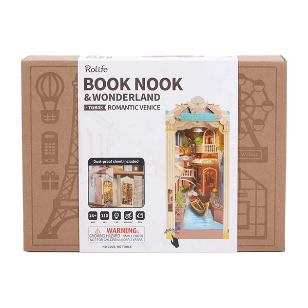 Book Nook - Pièce miniature Romantic Venice maquette - Rolife