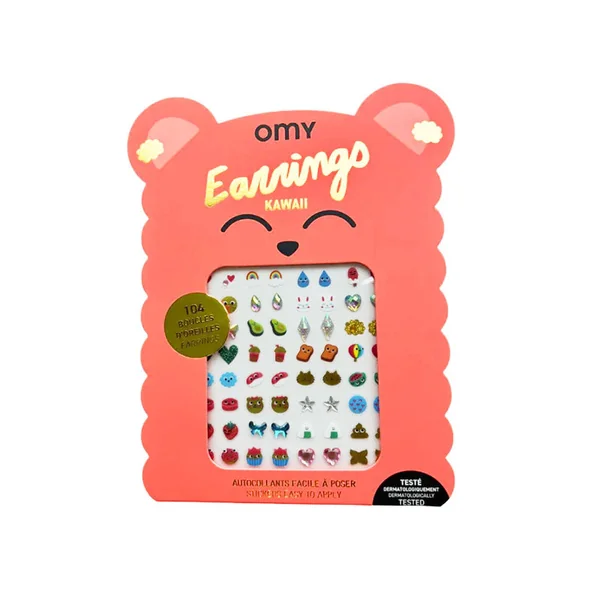 Boucles d'oreilles Stickers - Kawai- OMY