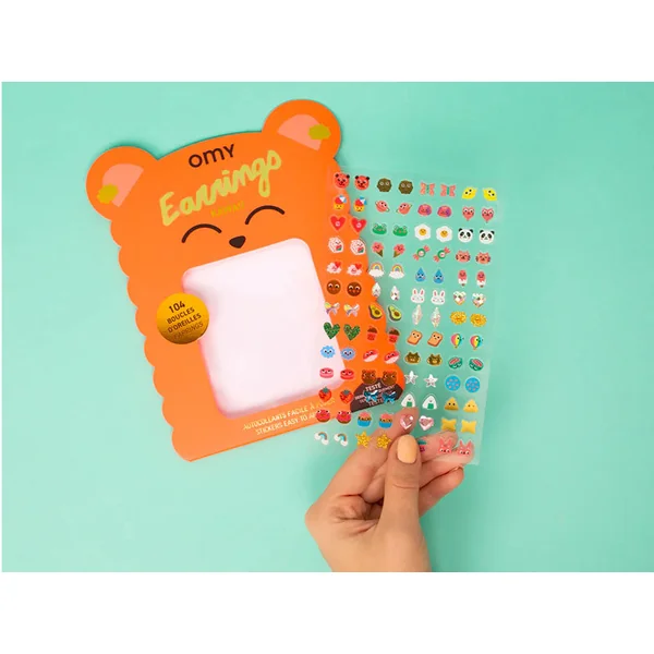 Boucles d'oreilles Stickers - Kawai- OMY