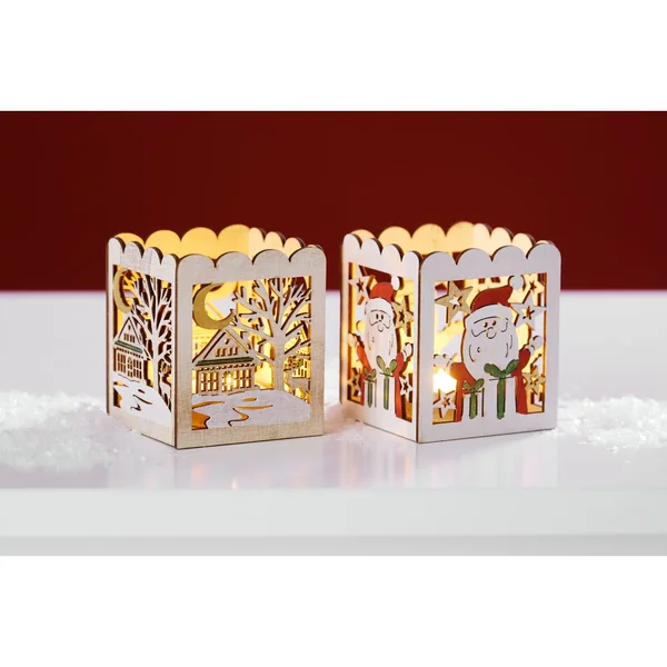 Bougeoirs VBS « Magie de Noël »