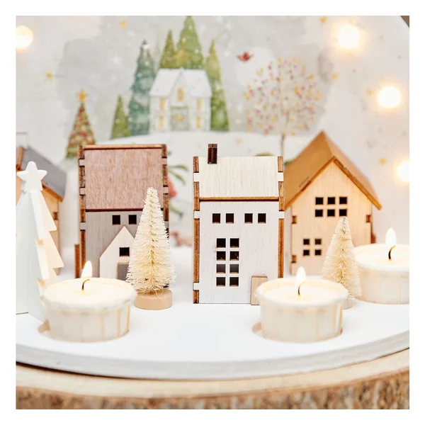 Bougies chauffe-plat en caissette en papier « LIGHT.ONE »