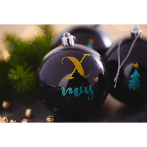 Boules de Noël en plastique, Ø 100 mm
