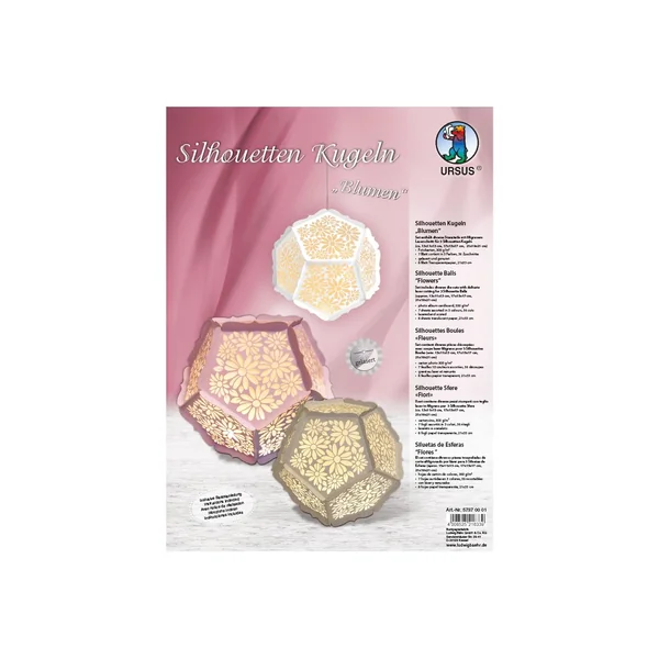Boules silhouette « Fleurs »