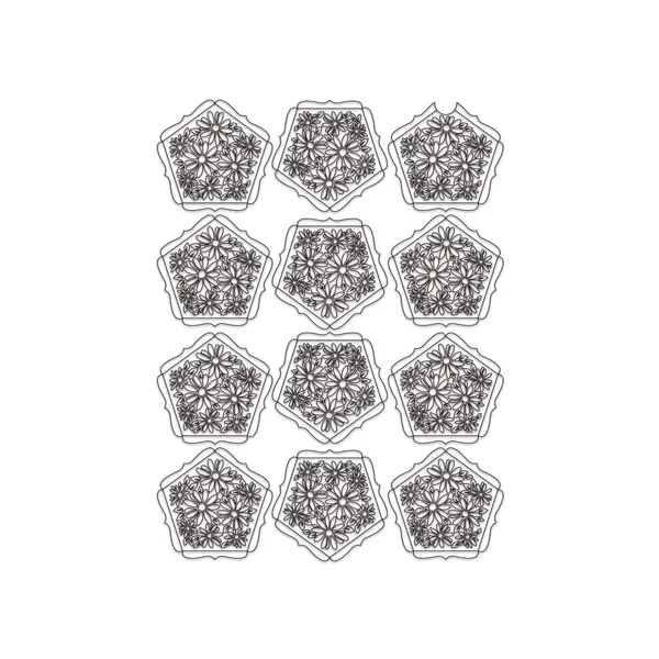 Boules silhouette « Fleurs »
