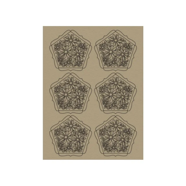 Boules silhouette « Fleurs »