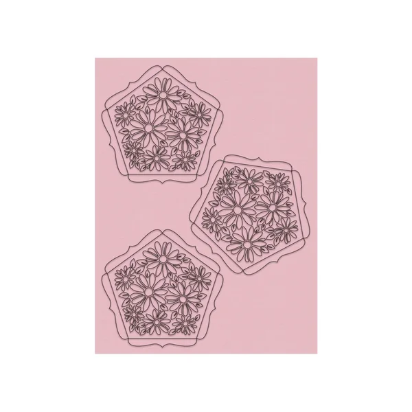 Boules silhouette « Fleurs »