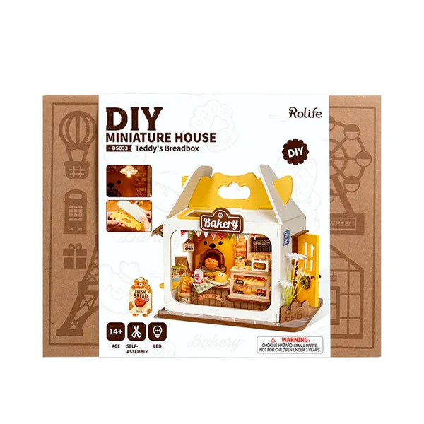 Boutique miniature Teddy's Breadbox DIY - Rolife