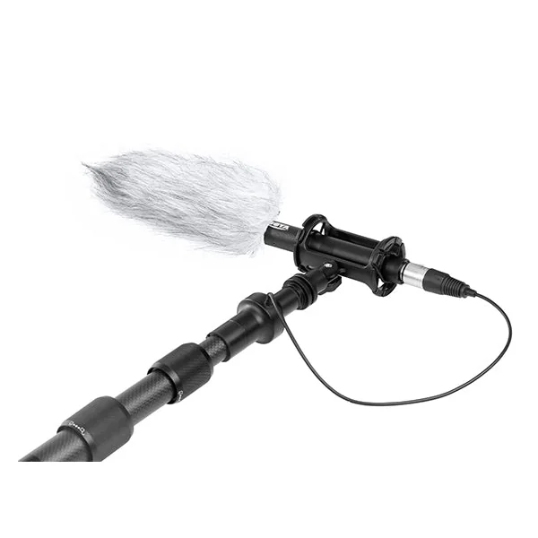 Boya boompole carbon fiber 2,5 meter m/XLR kabel