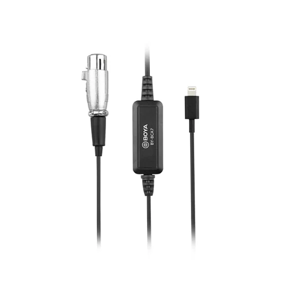 Boya iOS adapterkabel XLR til lightning