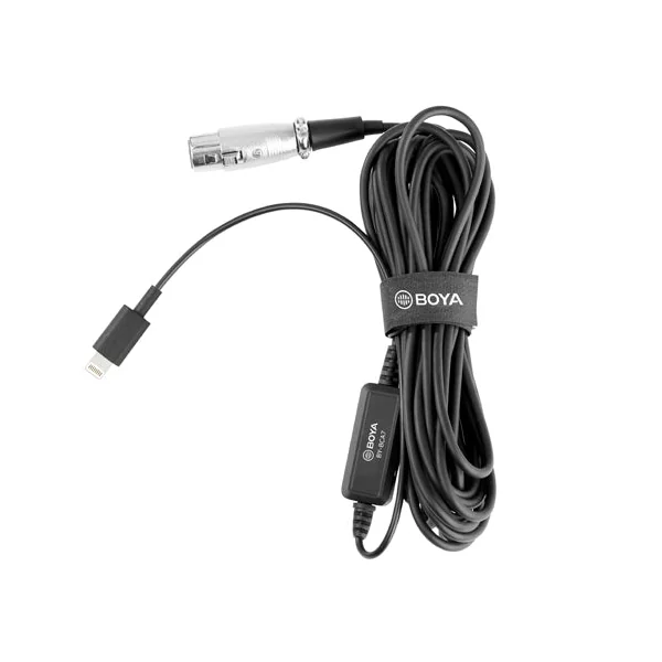 Boya iOS adapterkabel XLR til lightning