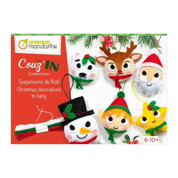 Boîte créative Avenue Mandarine « Mini Couz'IN – Suspensions de Noël »