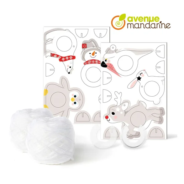 Boîte créative Avenue Mandarine « Pompons à suspendre »