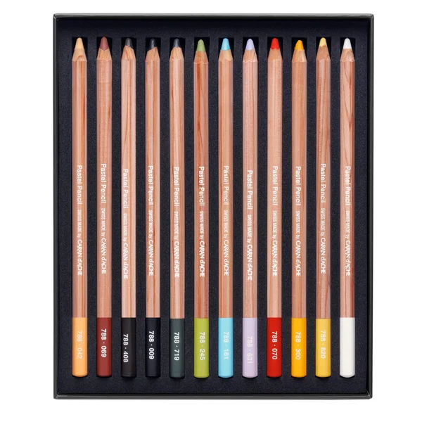 Boîte de 12 Crayons pastel Pencil
