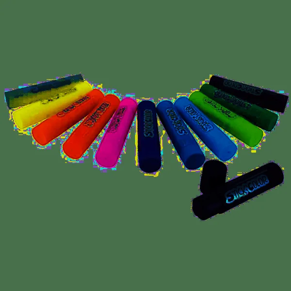 Boîte de 12 Gouache Color Sticks