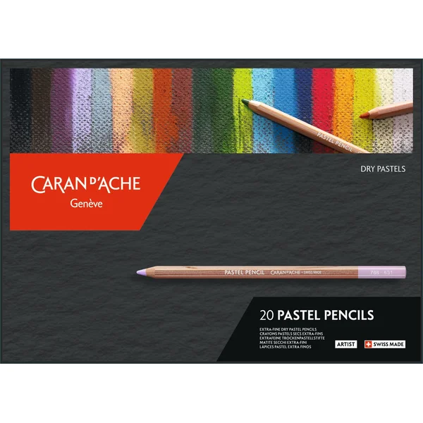 Boîte de 20 Crayons pastel Pencil