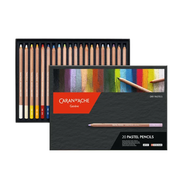 Boîte de 20 Crayons pastel Pencil