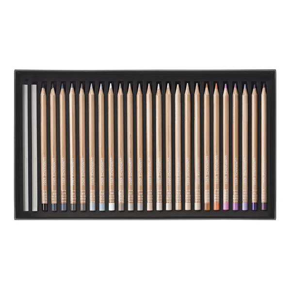Boîte de 40 Crayons de couleurs Luminance + 2 full blender