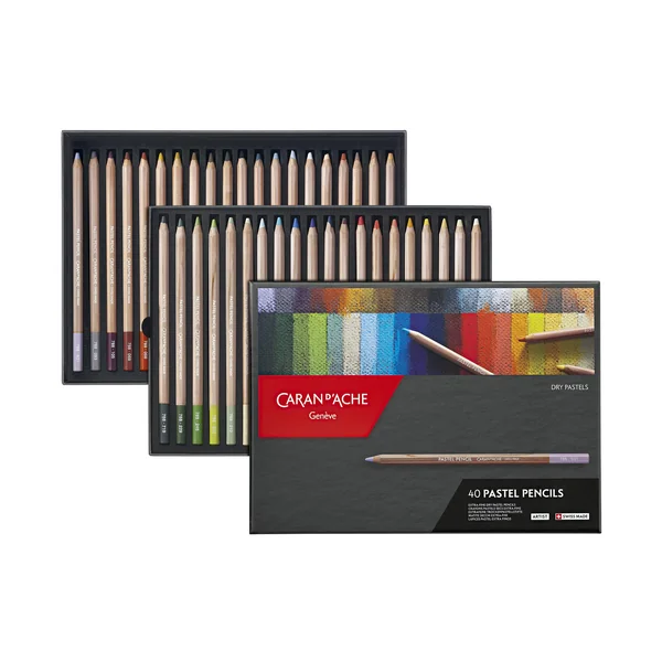 Boîte de 40 Crayons pastel Pencil