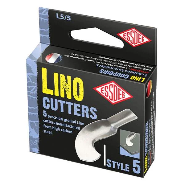 Boîte de 5 gouges pour linogravure Style n°5