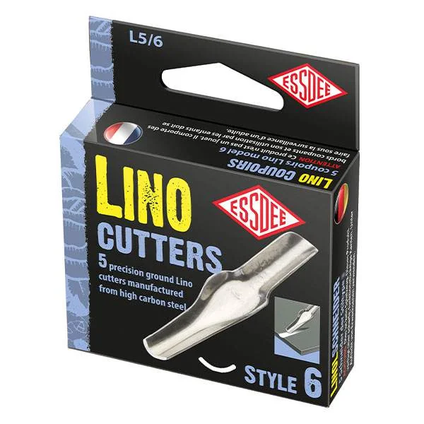 Boîte de 5 gouges pour linogravure Style n°6