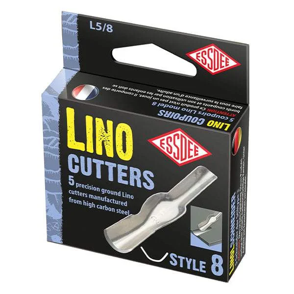 Boîte de 5 gouges pour linogravure Style n°8