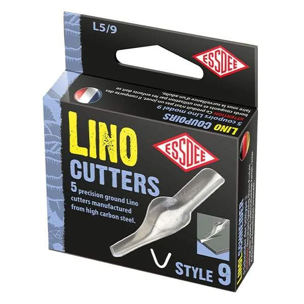Boîte de 5 gouges pour linogravure Style n°9