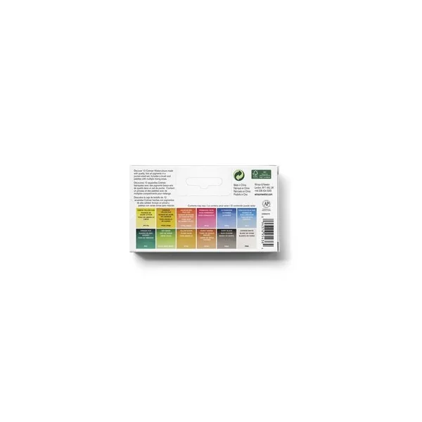 Boîte de peinture aquarelle fine 12 1/2 godets Pocket Plus Cotman