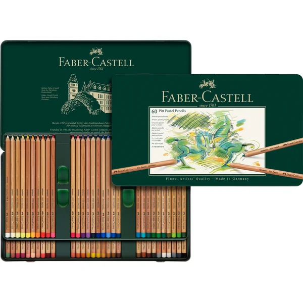 Boîte métal de 60 crayons Pastel Pitt