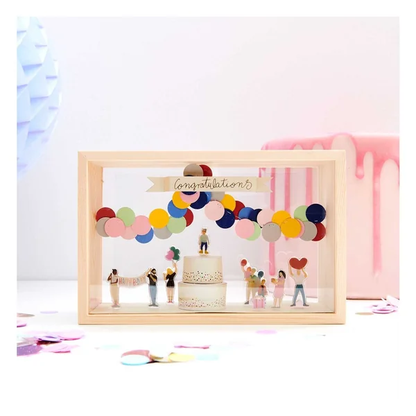 Boîte vitrine à deux parois acryliques Rico Design